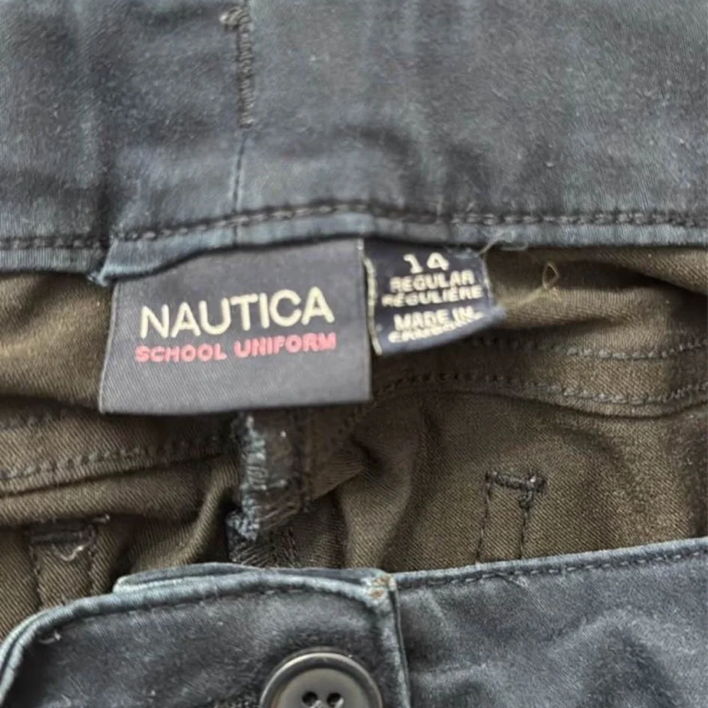 Nautica Girls Dark Blue Skinny Stretch Jegging‎ Jeans Size 14 School Uniform